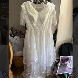 White Wedding Dress - Mingda’s Dresses